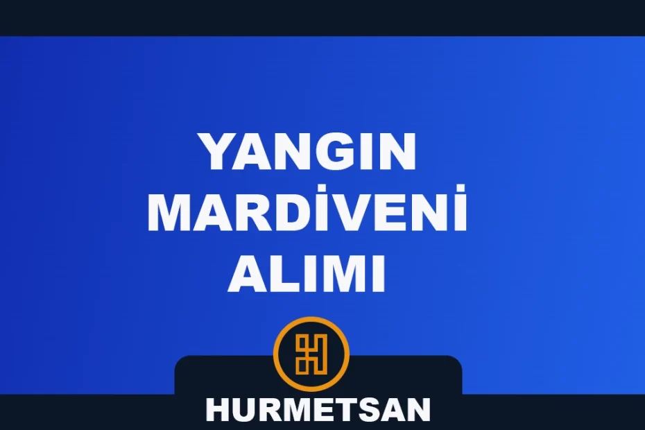 hurda yangın merdiveni alımı